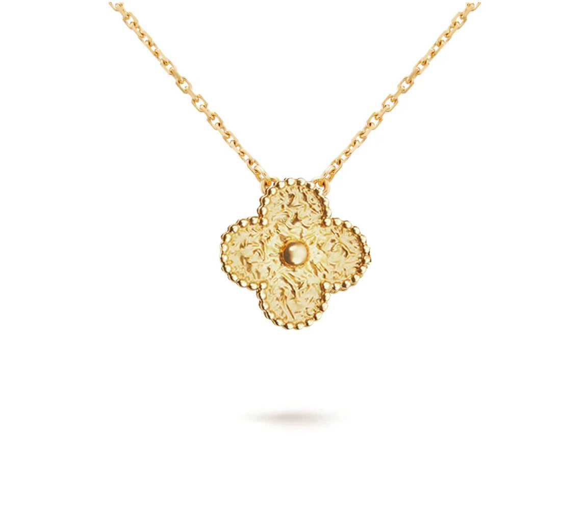 [Favorite]15MM CLOVER FLOWER PENDANT NECKLACE COLLECTION