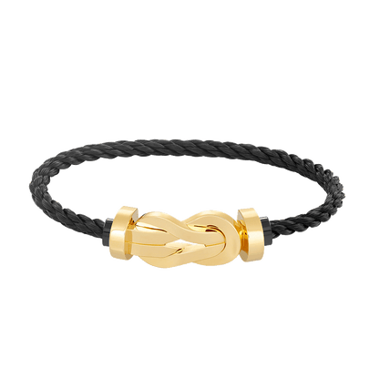 [Favorite]LARGE 8-FIGURE BUCKLE BRACELET - GOLD