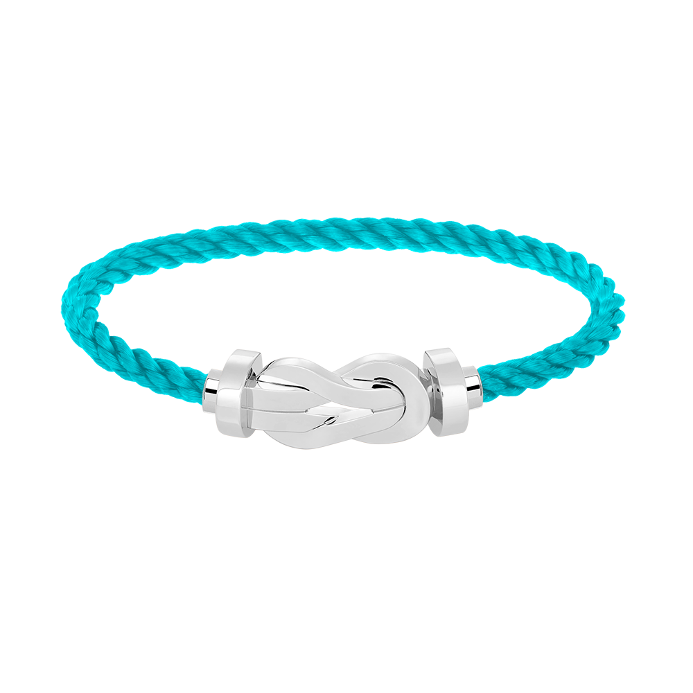 [Favorite]LARGE 8-FIGURE BUCKLE BRACELET - WHITE GOLD