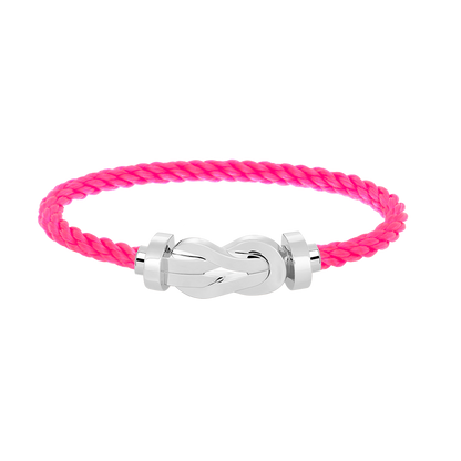 [Favorite]LARGE 8-FIGURE BUCKLE BRACELET - WHITE GOLD