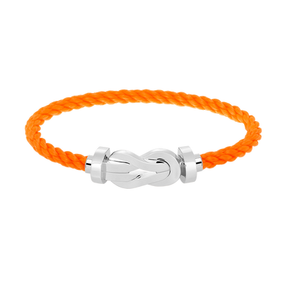 [Favorite]LARGE 8-FIGURE BUCKLE BRACELET - WHITE GOLD