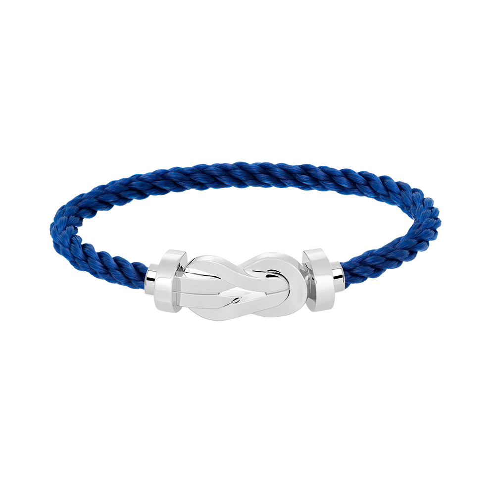 [Favorite]LARGE 8-FIGURE BUCKLE BRACELET - WHITE GOLD