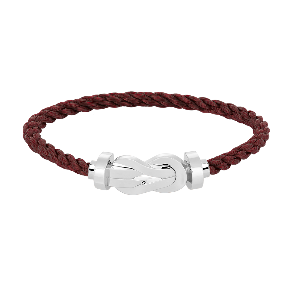 [Favorite]LARGE 8-FIGURE BUCKLE BRACELET - WHITE GOLD