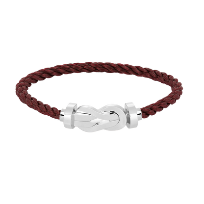 [Favorite]LARGE 8-FIGURE BUCKLE BRACELET - WHITE GOLD