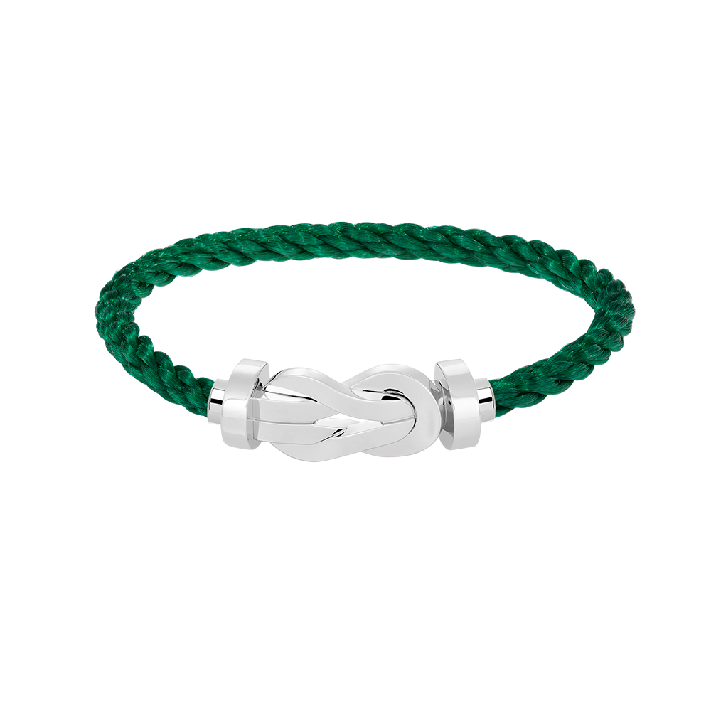 [Favorite]LARGE 8-FIGURE BUCKLE BRACELET - WHITE GOLD