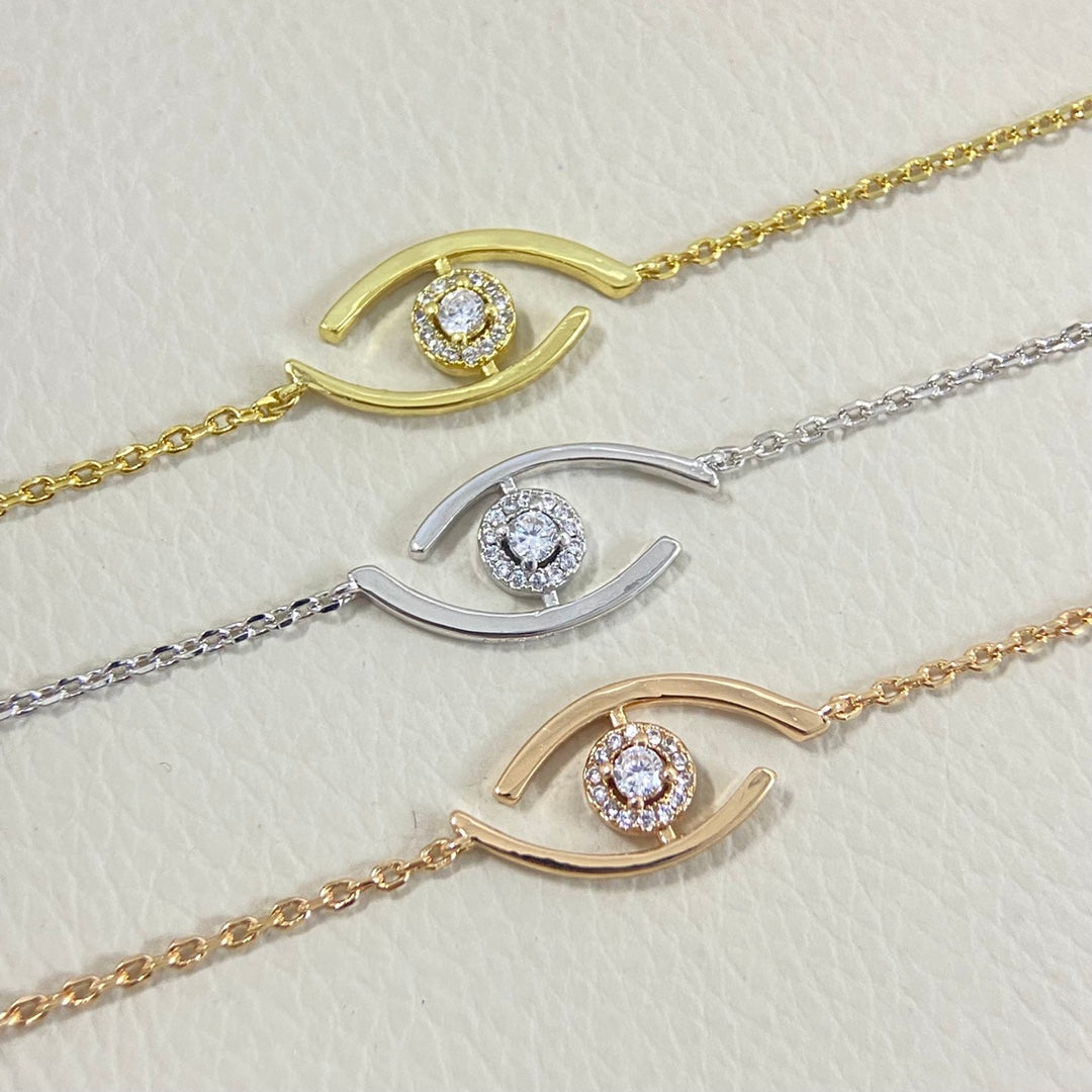 [Favorite]LUCKY EYE PAVÉ-SET DIAMOND BRACELET