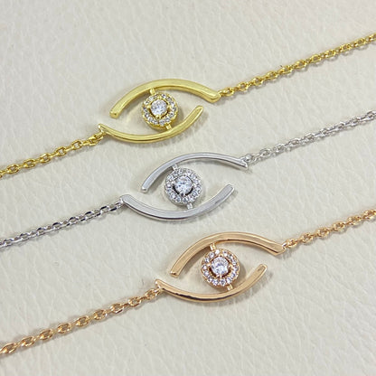 [Favorite]LUCKY EYE PAVÉ-SET DIAMOND BRACELET