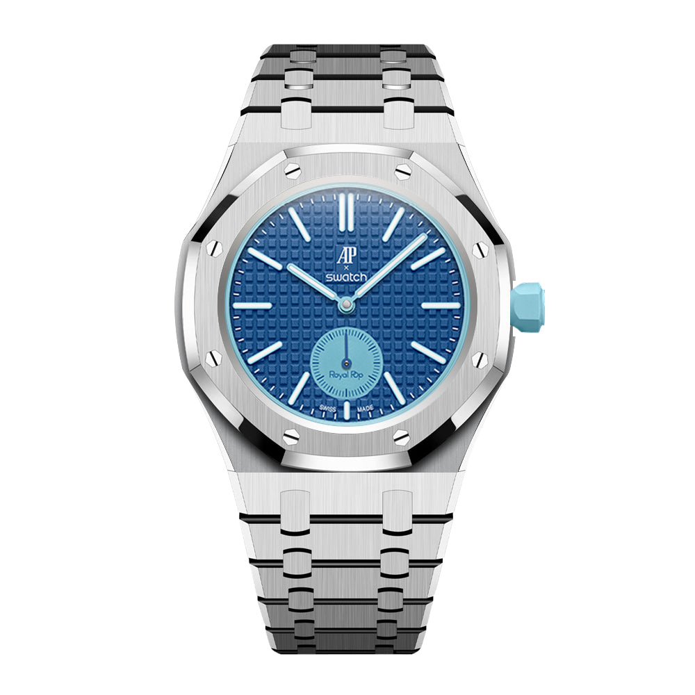 Royal Oak Pop Exklusives Stahlgehäuse & Armband Uhrband mit vollständiger Einfassung