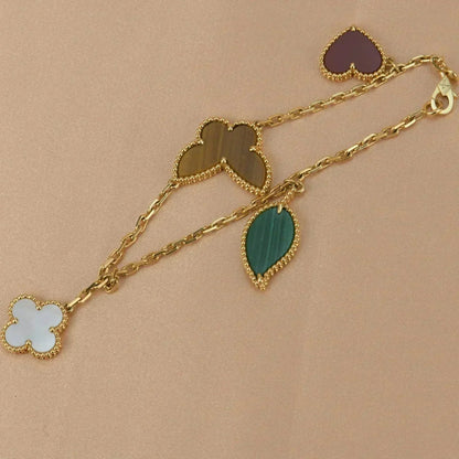 [Favorite]LUCKY NATURE MULTI-CHARM BRACELET