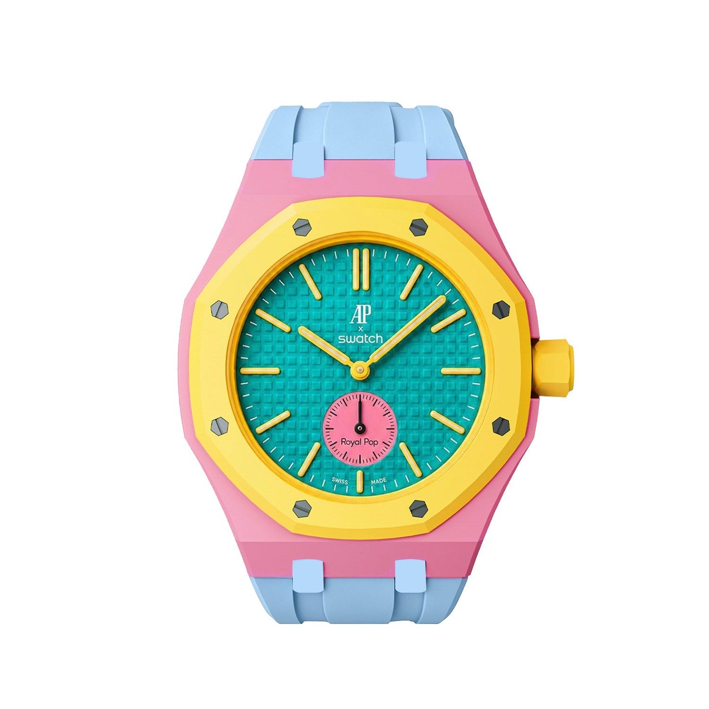 [Favorite]Royal Oak Pop Exclusive Bioceramic Case & Silicone Strap Mix Color