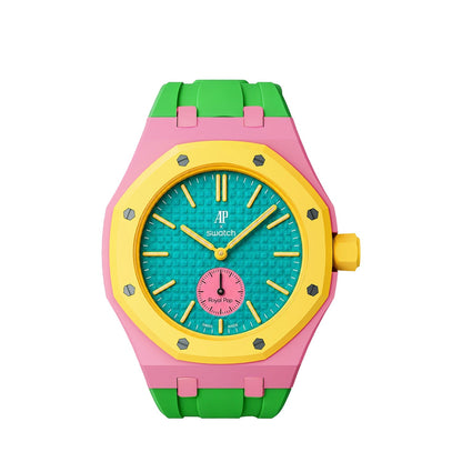 [Favorite]Royal Oak Pop Exclusive Bioceramic Case & Silicone Strap Mix Color