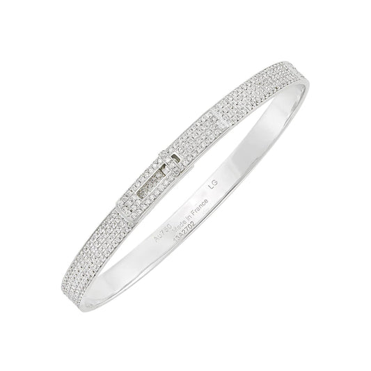 [Favorite]HM KELLY BRACELET IN SILVER AND FULL PAVE DIAMOND