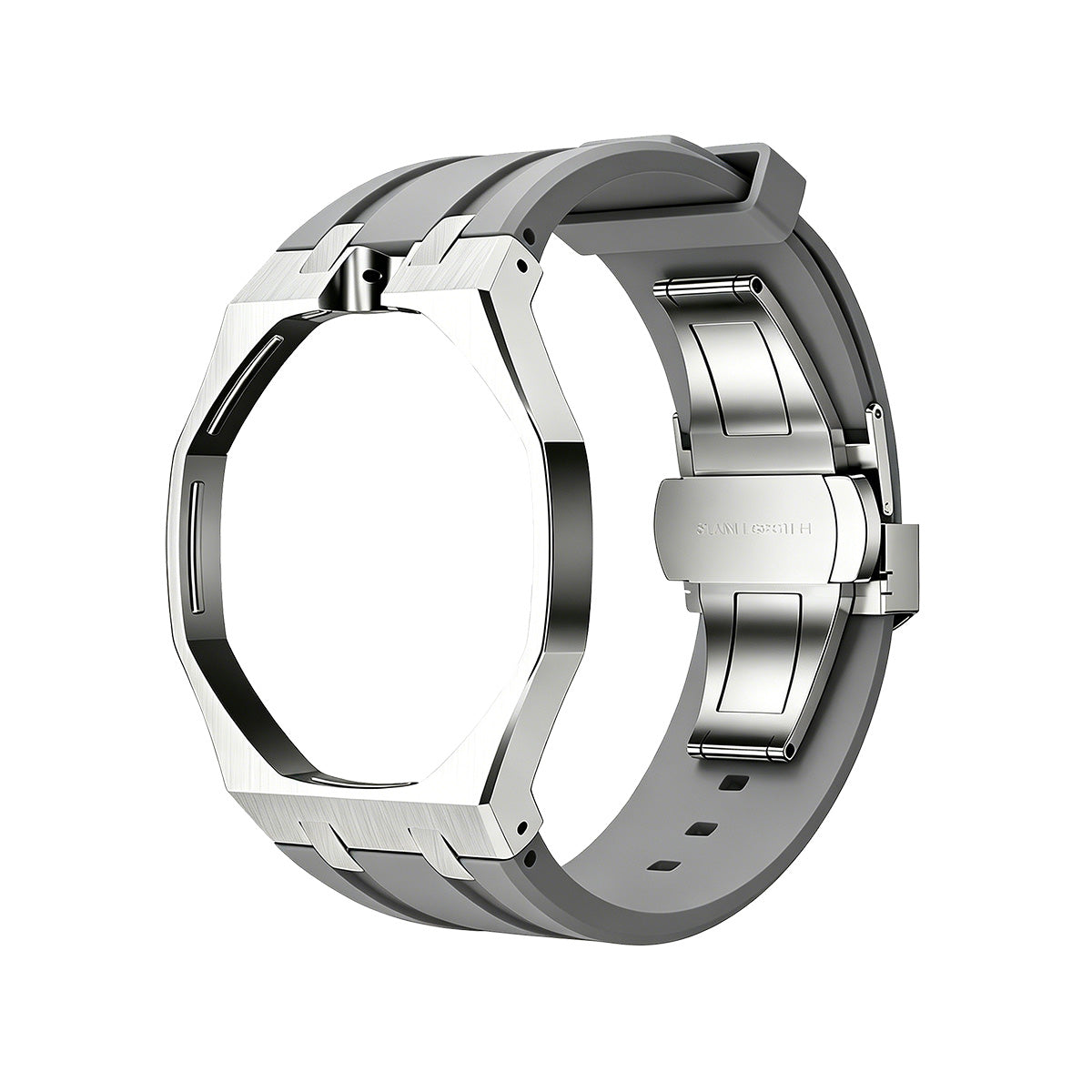 [Favorite]OAK POP GRAY STEEL SILICONE STRAP