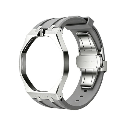 [Favorite]OAK POP GRAY STEEL SILICONE STRAP