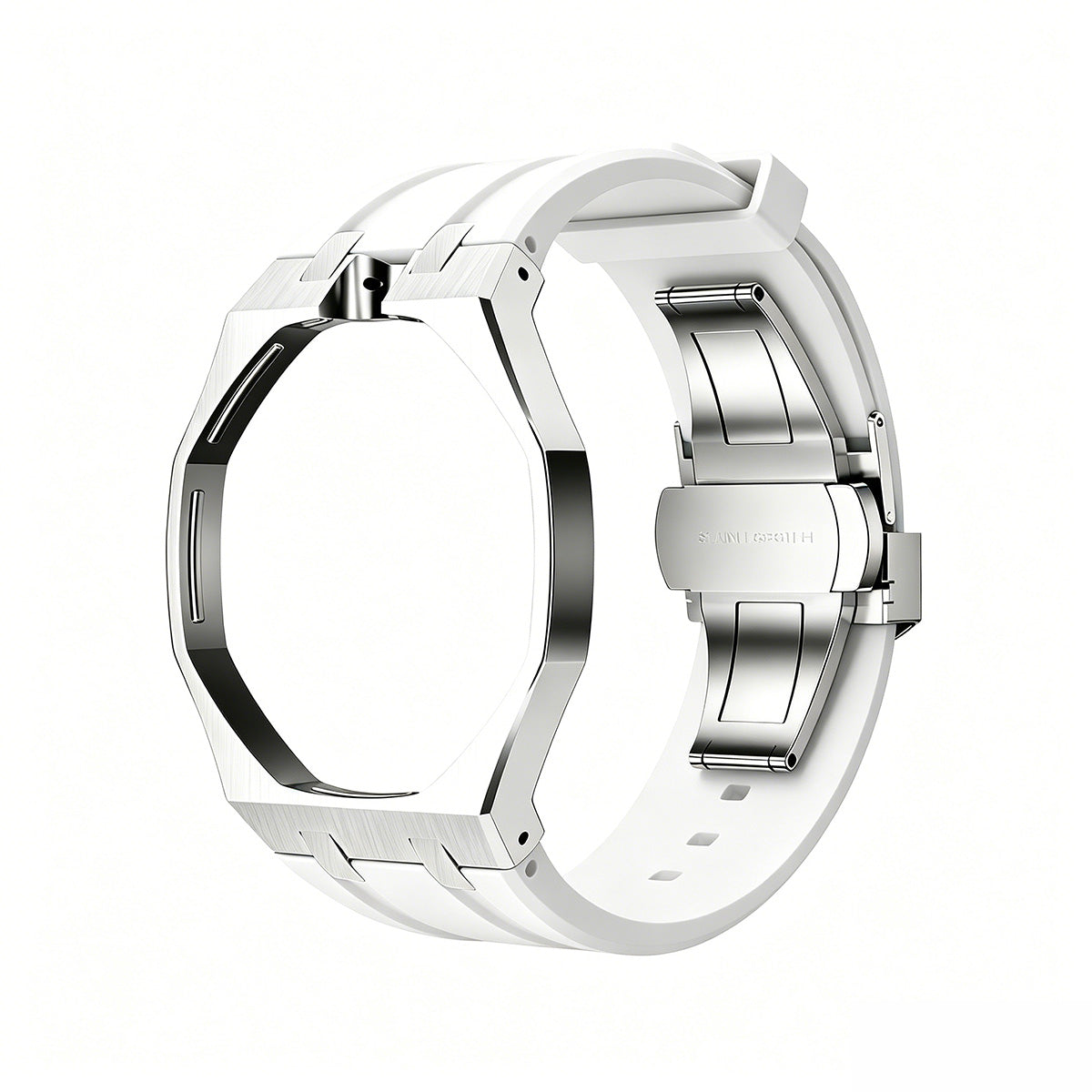 [Favorite]OAK POP WHITE STEEL SILICONE STRAP