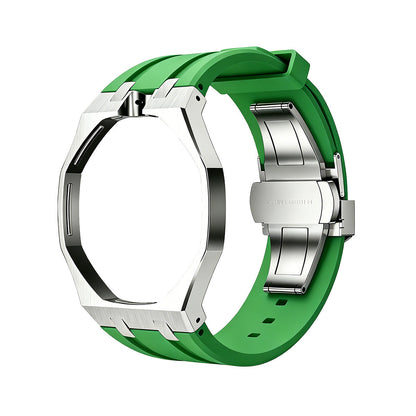 [Favorite]OAK POP GREEN STEEL SILICONE STRAP