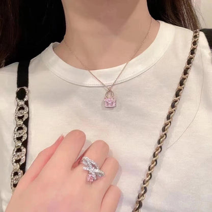 [Favorite]CONSTANCE PEDANT PURPLE DIAMOND NECKLACE