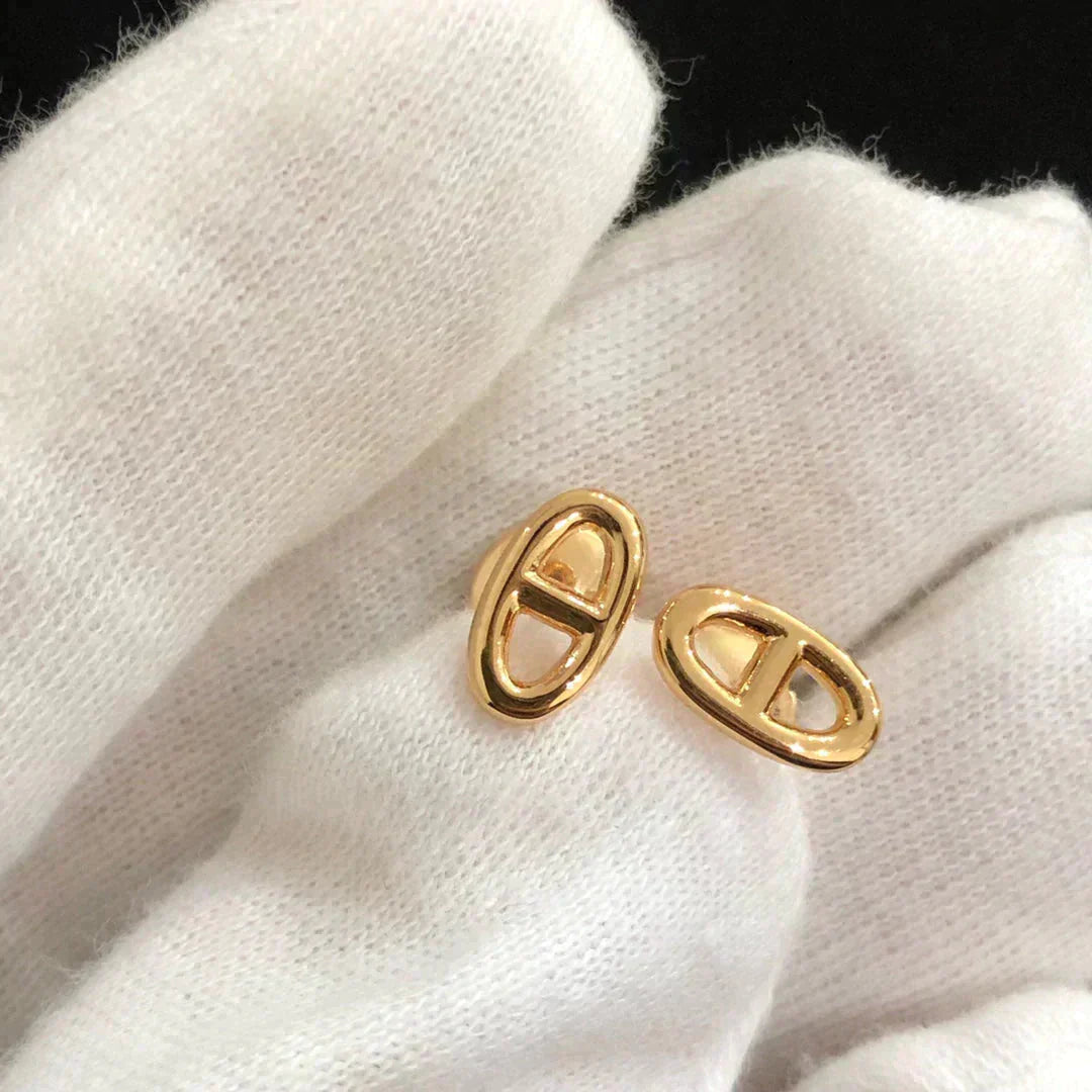 [Favorite]CHAINE SMALL EARRINGS GOLD AND SILVER