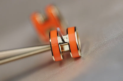 [Favorite]MINI POP H EARRINGS ORANGE