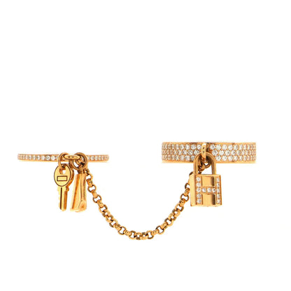 [Favorite]HM KELLY CLOCHETTE DOUBLE RING IN  WITH DIAMONDS