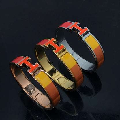 [Favorite]H BRACELET ORANGE RAINBOW CERAMIC