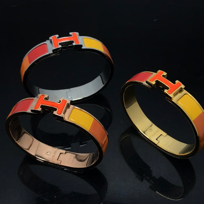 [Favorite]H BRACELET ORANGE RAINBOW CERAMIC