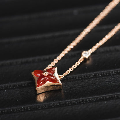 [Favorite]STAR NECKLACE ROSE GOLD 1 DIAMOND