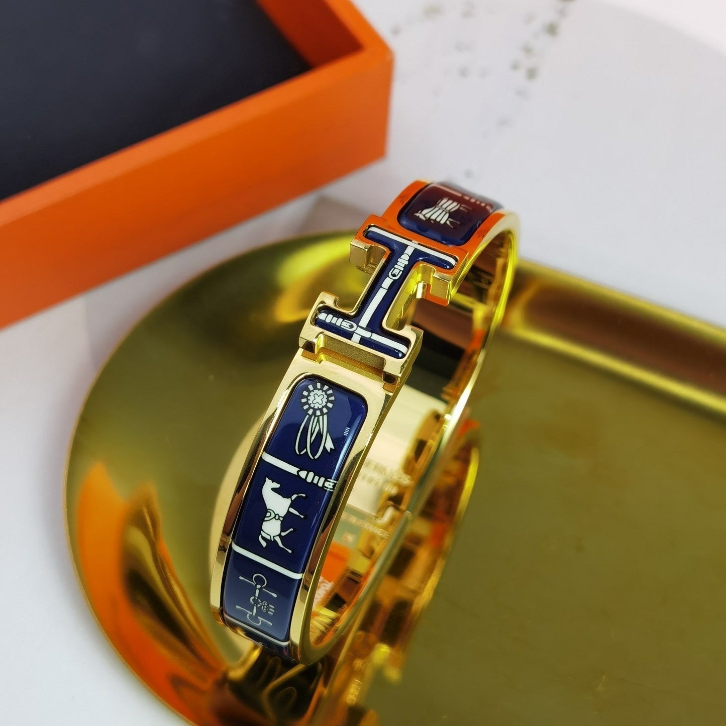 [Favorite]H DECKEN DUNKELBLAUES ARMBAND