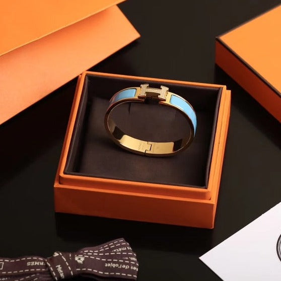 [Favorite]H CLOUD BLUE BRACELET GOLD DIAMOND