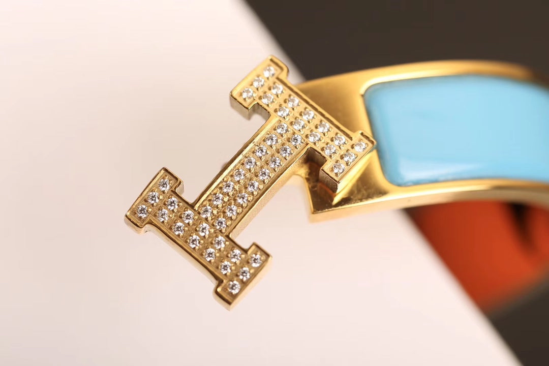[Favorite]H CLOUD BLUE BRACELET GOLD DIAMOND