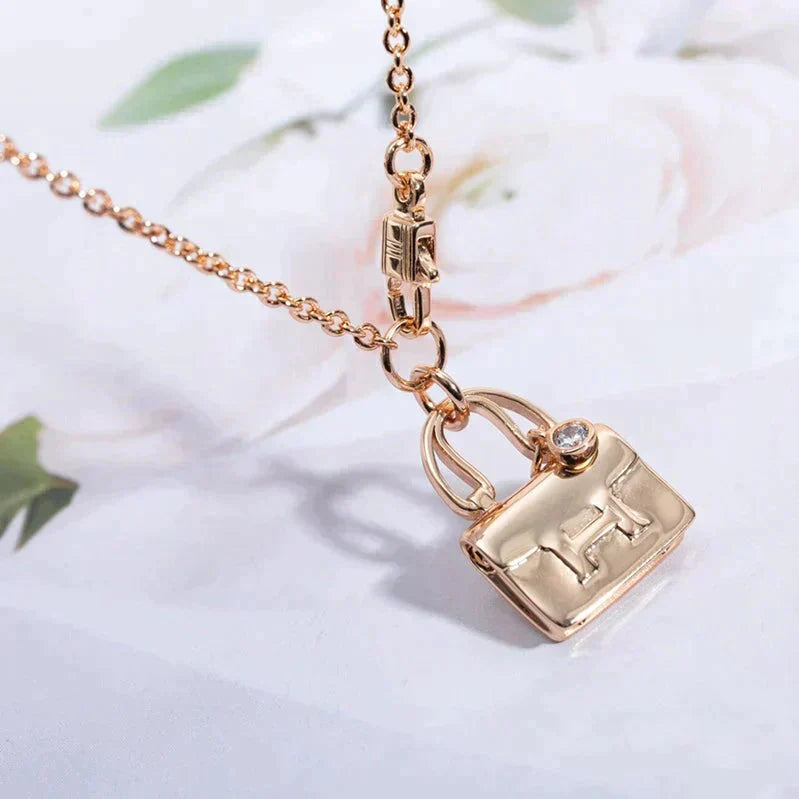 [Favorite]AMULETTE ANHÄNGER ROSÉGOLD KETTE