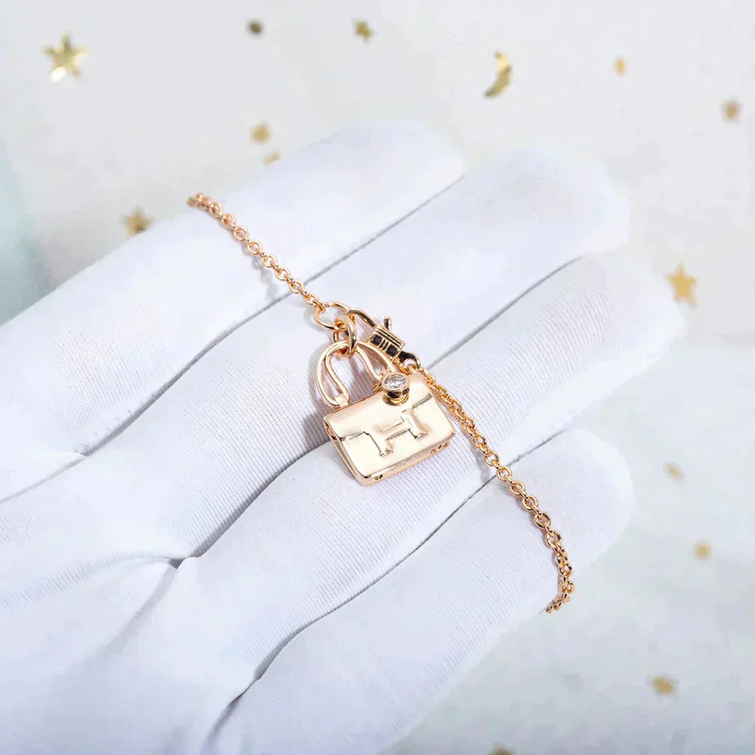 [Favorite]AMULETTE ANHÄNGER ROSÉGOLD KETTE