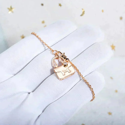 [Favorite]AMULETTE ANHÄNGER ROSÉGOLD KETTE