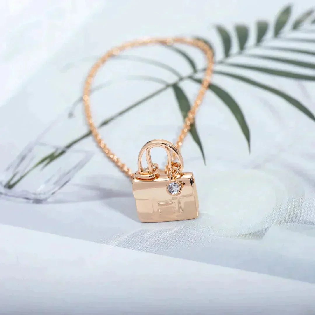 [Favorite]AMULETTE ANHÄNGER ROSÉGOLD KETTE