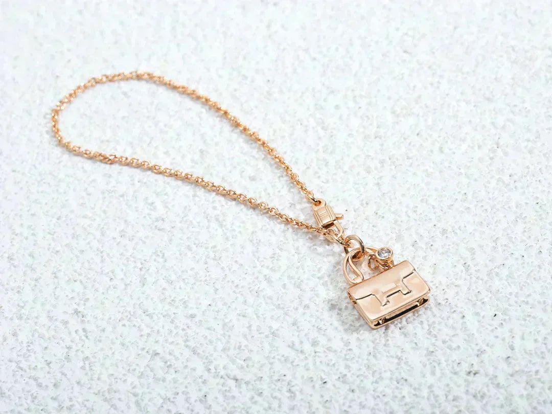 [Favorite]AMULETTE ANHÄNGER ROSÉGOLD KETTE