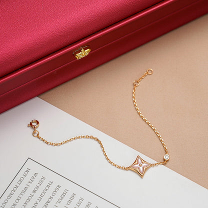 [Favorite]STAR 1 DIAMOND ROSE GOLD BRACELET