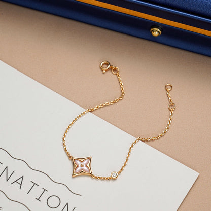 [Favorite]STAR 1 DIAMOND ROSE GOLD BRACELET