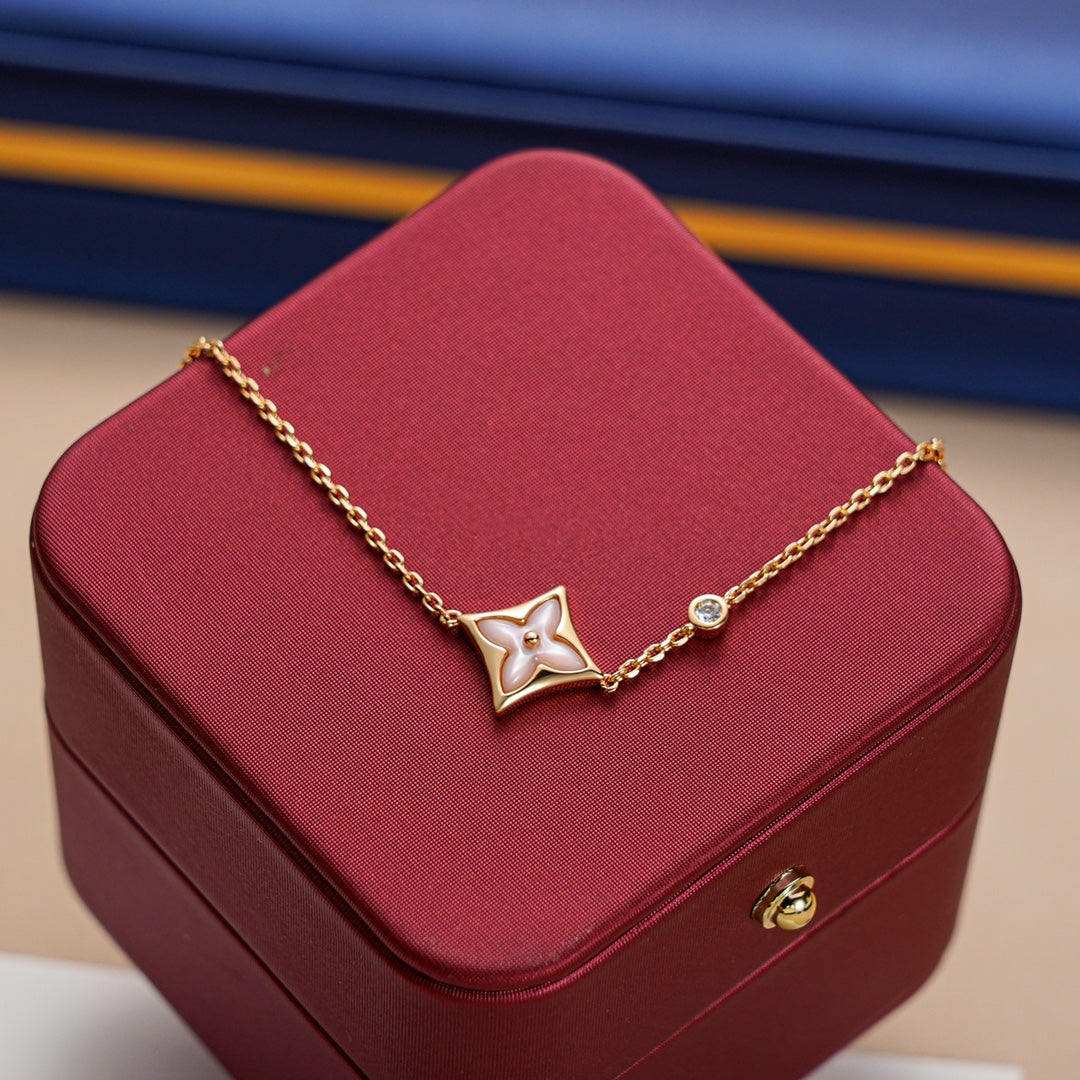[Favorite]STAR 1 DIAMOND ROSE GOLD BRACELET
