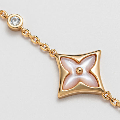 [Favorite]STAR 1 DIAMOND ROSE GOLD BRACELET