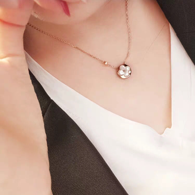[Favorite]SUN MOP GOLD 1 DIAMOND NECKLACE
