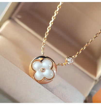[Favorite]SUN MOP GOLD 1 DIAMOND NECKLACE