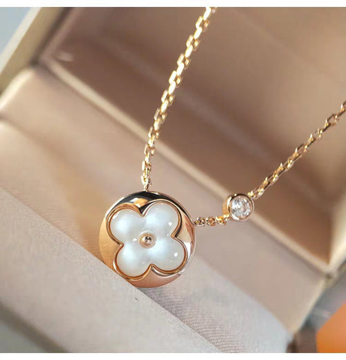[Favorite]SUN MOP GOLD 1 DIAMOND NECKLACE