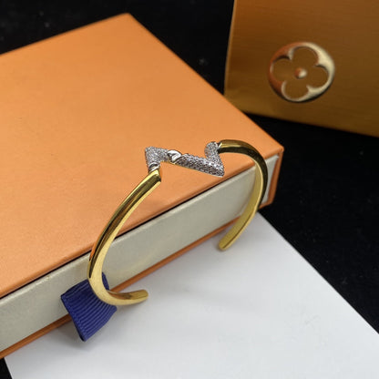 [Favorit] VOLTE UPSIDE DOWN DIAMANT GOLD OFFENER ARMBAND