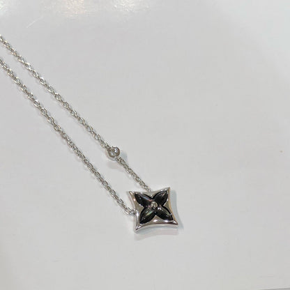 [Favorite]STAR BLACK MOP NECKLACE