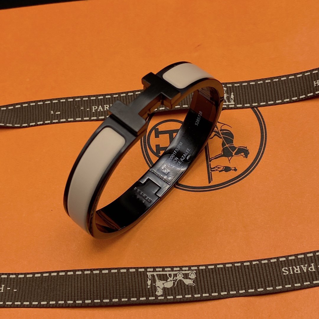 [Favorit]H ARMBAND 12MM SCHWARZ BEIGE KERAMIK