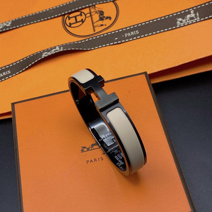[Favorit]H ARMBAND 12MM SCHWARZ BEIGE KERAMIK