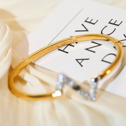 [Favorite]VOLTE UPSITE DOWN GOLD DIAMOND BRACELET