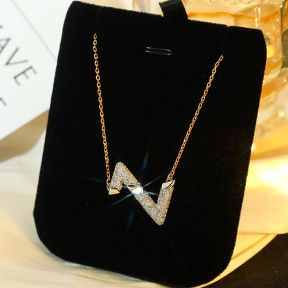 [Favorite]VOLT SILVER DIAMOND PEDANT NECKLACE