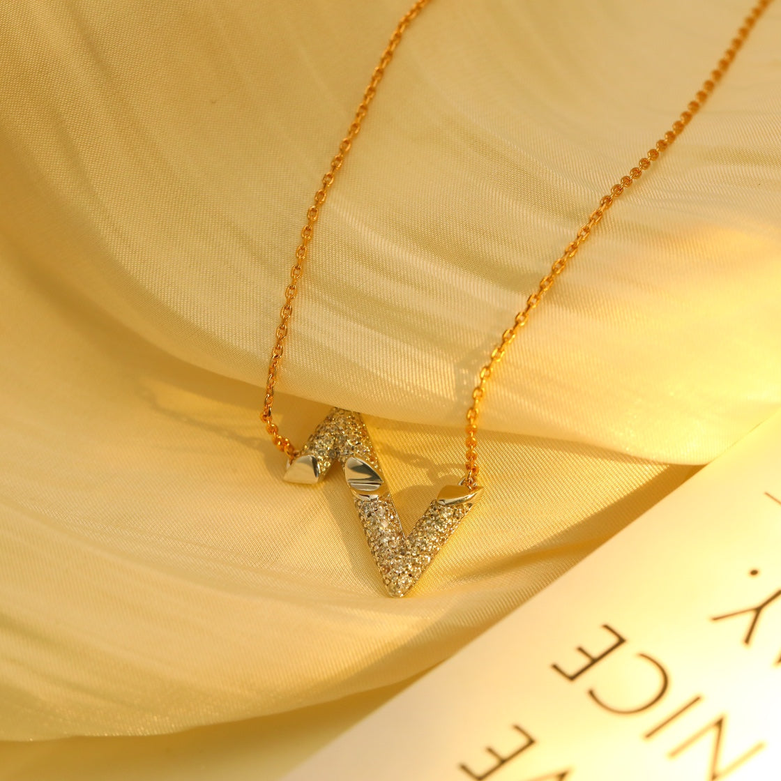 [Favorite]VOLT SILVER DIAMOND PEDANT NECKLACE