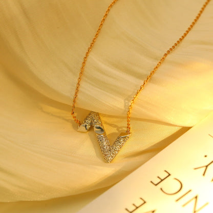 [Favorite]VOLT SILVER DIAMOND PEDANT NECKLACE